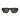 Vintage Black Men's Sunglasses with Bold Frames - Glasses Case